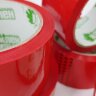 Клейкая лента упаковочная красная 48 мм*66 м*50 мкм Клен A48.6465