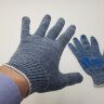 Перчатки рабочие серые Х/Б с ПВХ напылением Стандарт-Клен "Точка". 5 нитей, 40 гр/пара; 10 класс вязки Перчатки рабочие серые Х/Б с ПВХ напылением Стандарт-Клен "Точка". 5 нитей, 40 гр/пара; 10 класс вязки